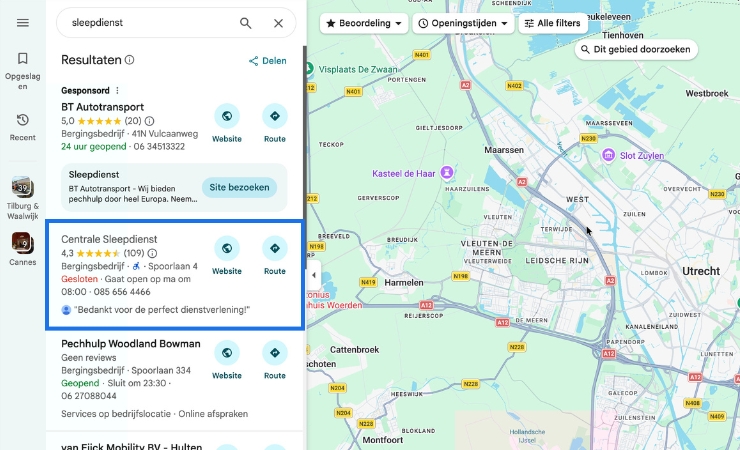 Centrale Sleepdienst review